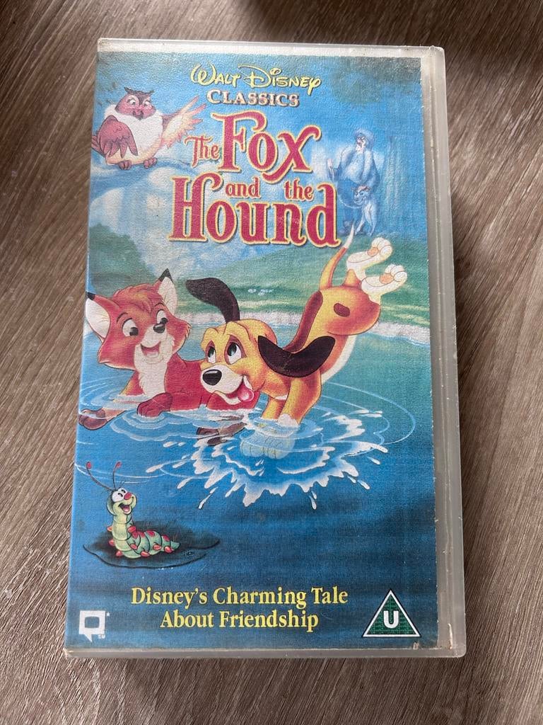 Walt Disney Classics: The Fox and the Hound VHS (Engels), Alle leeftijden, Ophalen of Verzenden, Gebruikt, Overige genres
