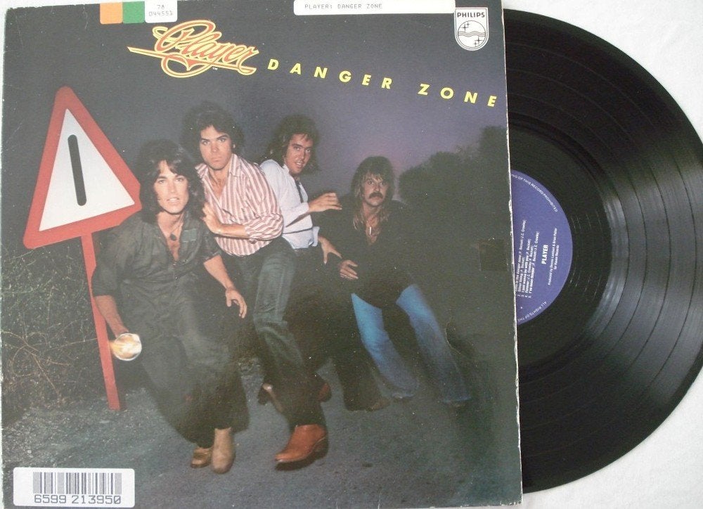 Player - Danger zone, LP, Gebruikt, Overige genres, Ophalen of Verzenden