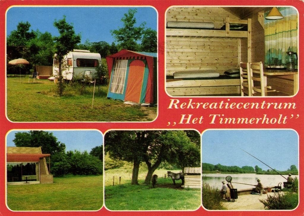 Rekreatiecentrum Het Timmerholt, Westerbork - 5 afb - 1986 g, Ophalen of Verzenden, 1980 tot heden, Gelopen, Drenthe