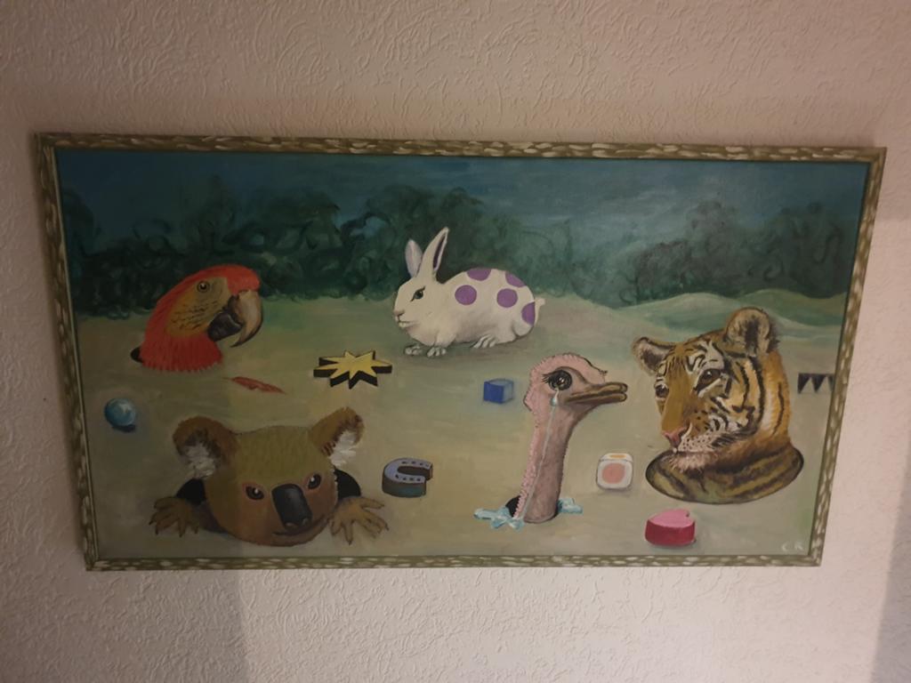 Serie uitzonderlijke schilderijen van Caro Rambonnet, Ophalen