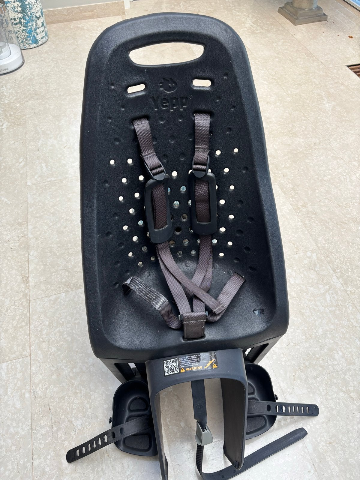 Yepp kinderzitje met drager, Ophalen, Achterzitje, 9 t/m 36 kg, Gebruikt