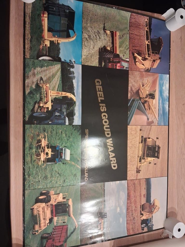 New holland poster, Ophalen of Verzenden, Zo goed als nieuw