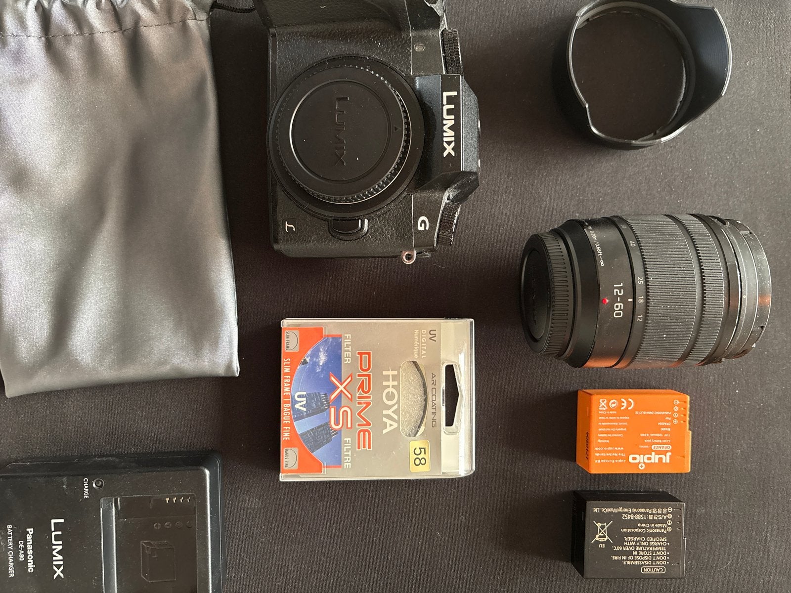 Panasonic lumix g7 met accessoires en schoonmaakset, Ingebouwde flitser, Panasonic, Ophalen of Verzenden, Zo goed als nieuw