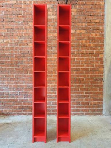 Gezocht: IKEA - GNEDBY Wandmeubel —— ROOD —— 202 cm, Ophalen, Nieuw in verpakking, Levenslied of Smartlap