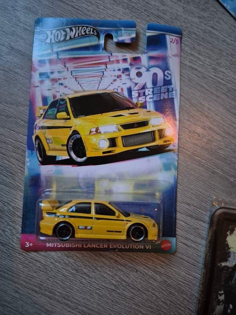 Hot Wheels Mitsubishi Lancer Evolution VI 6 90s Street Scene, Hobby en Vrije tijd, Modelauto's | Overige schalen, Ophalen of Verzenden