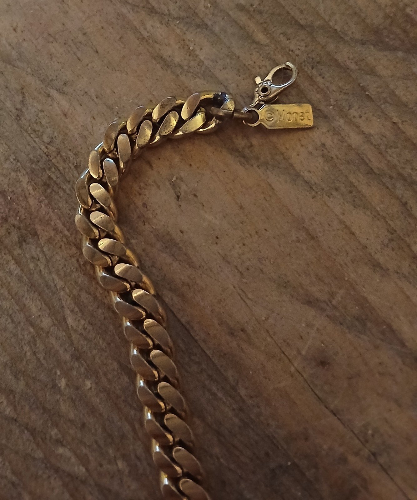 Vintage vergulde ketting Monet 47 cm
60 cm0.7 cm breed, Ophalen of Verzenden, Zo goed als nieuw, Goud, Goud