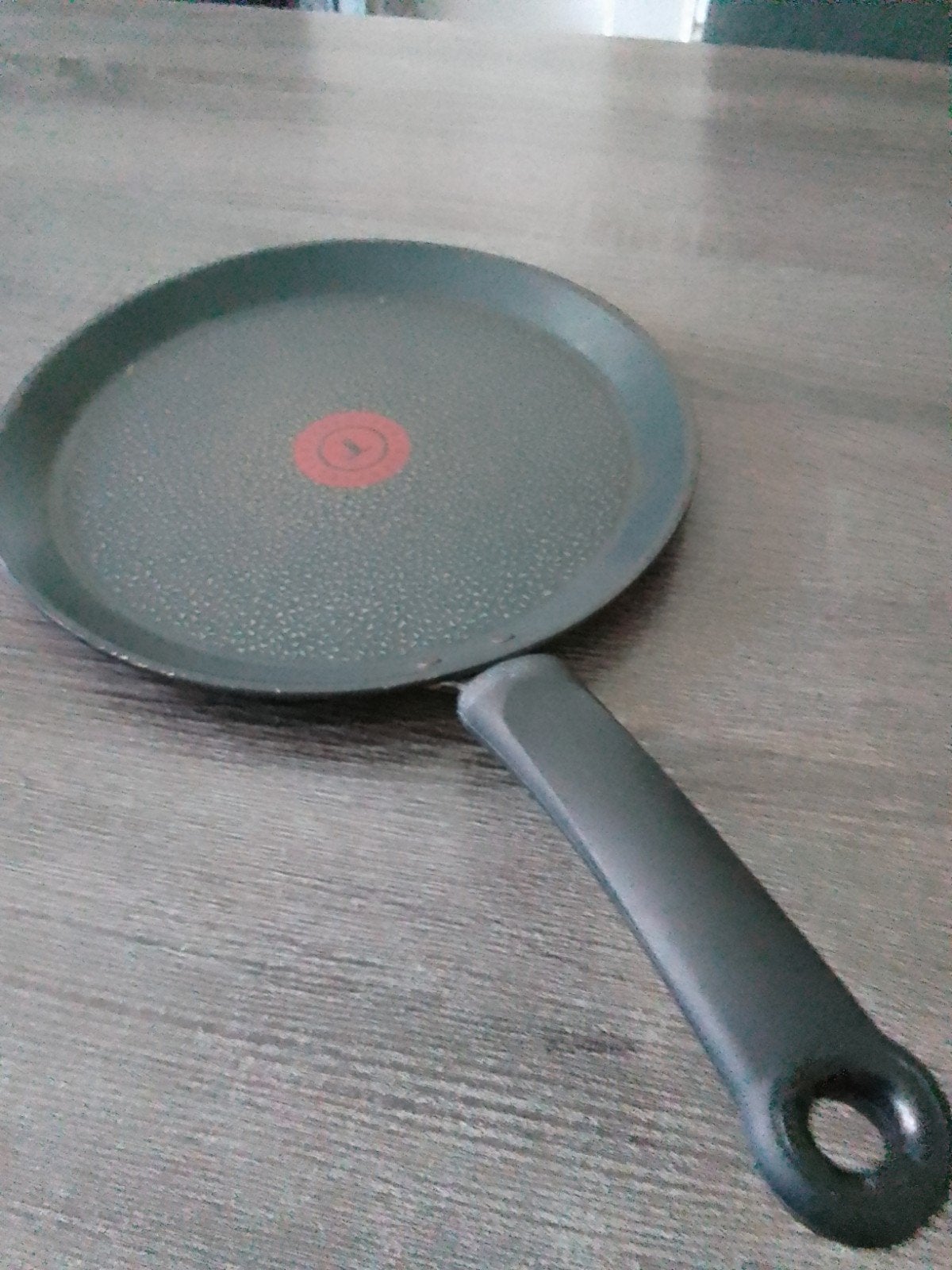 Tefal pannenkoekenpan - Gebruikt, Huis en Inrichting, Keuken | Potten en Pannen, Antiaanbaklaag, Aluminium, Ophalen, Pannenkoekenpan