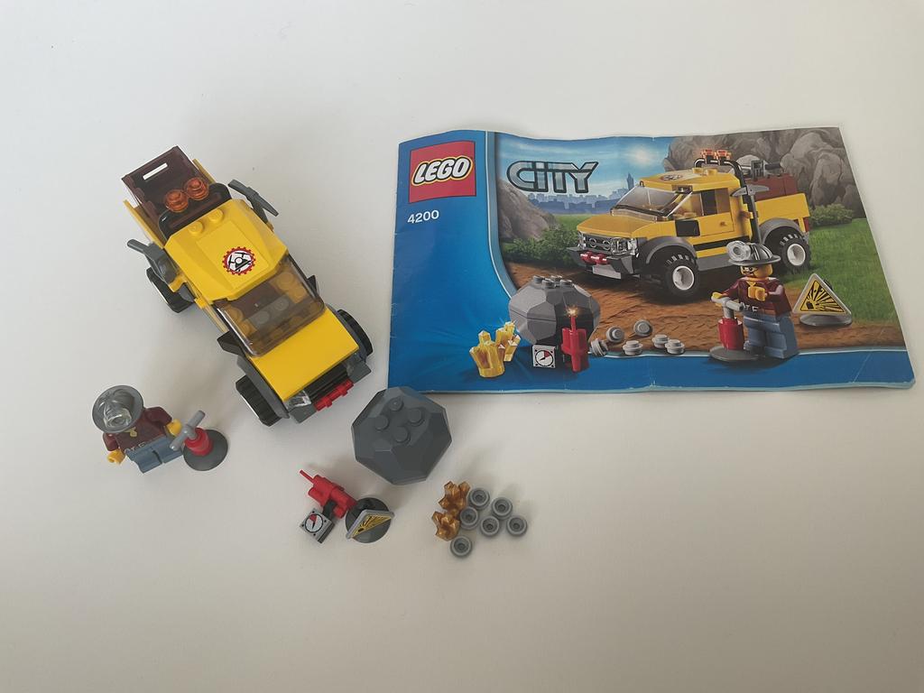 Lego 4200 city goudmijn. 4x4 wagen, Compleet, Lego, Ophalen of Verzenden, Complete set
