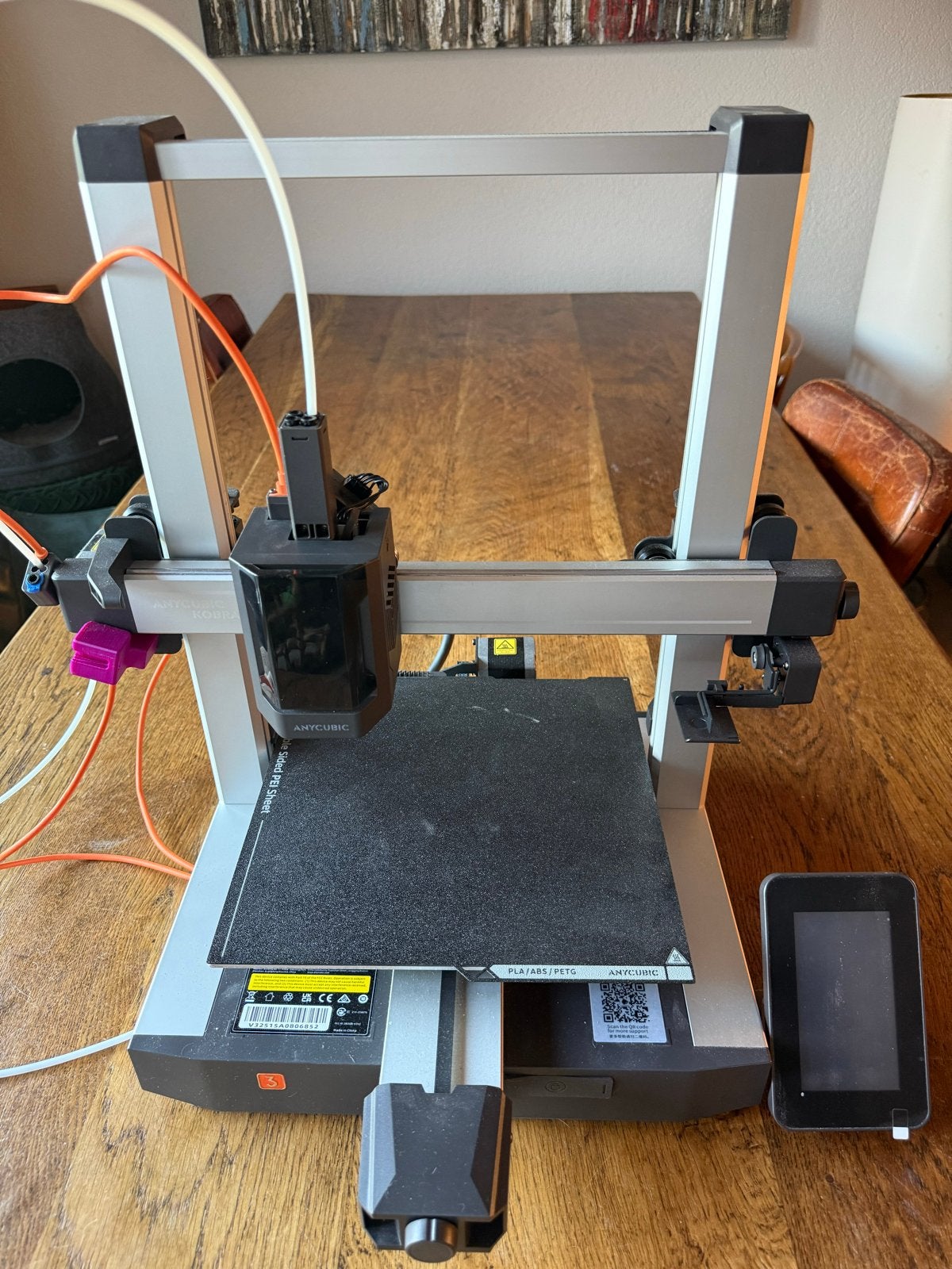 Anycubic Kobra 3 V2 Combo 3D-printer met filament, Computers en Software, 3D Printers, Ophalen, Zo goed als nieuw, Filament