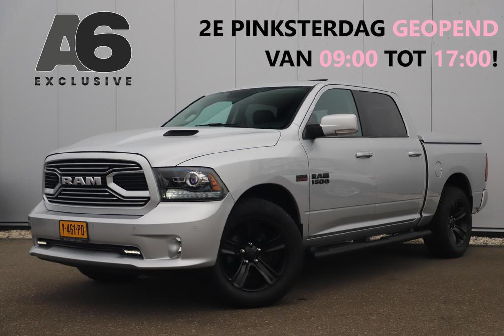 Dodge Ram 1500 5.7 V8 4x4 Quad Cab 6'4 Laramie Silver / Blac, Auto's, Automaat, Gebruikt, 5654 cc, Met garantie (alle)