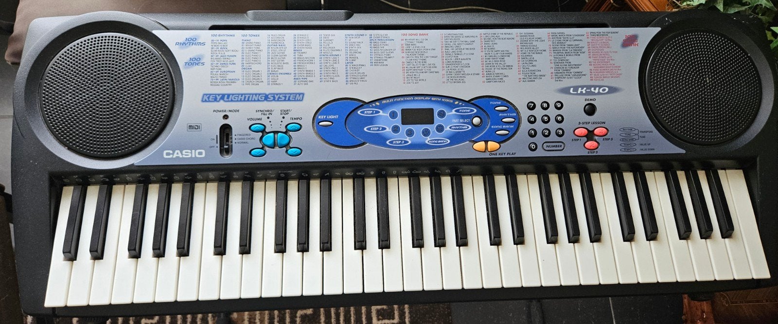 Casio LK-40 Keyboard met Key Lighting System, Ophalen of Verzenden, Gebruikt, 61 toetsen, Casio