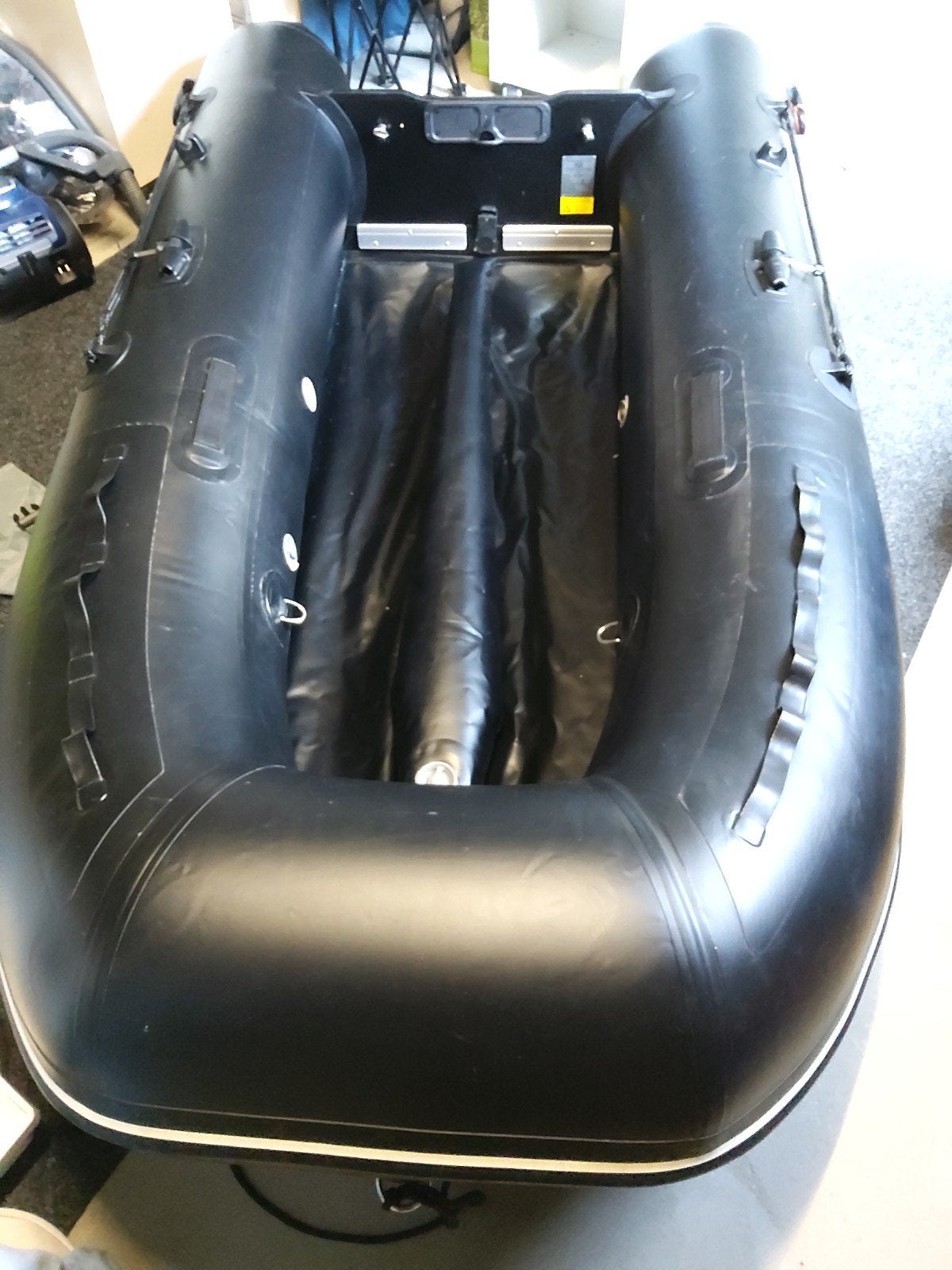 Mercury 4 pk kort staart met boot Nimarine Black Rhino 290, Watersport en Boten, Buiten- en Binnenboordmotoren, Ophalen, Gebruikt