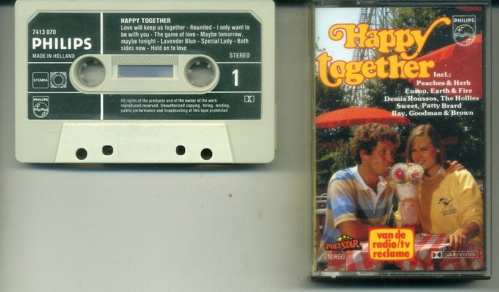 Happy Together Diverse artiesten 18 nrs cassette 1981 ZGAN, Ophalen of Verzenden, Zo goed als nieuw, Origineel, 1 bandje
