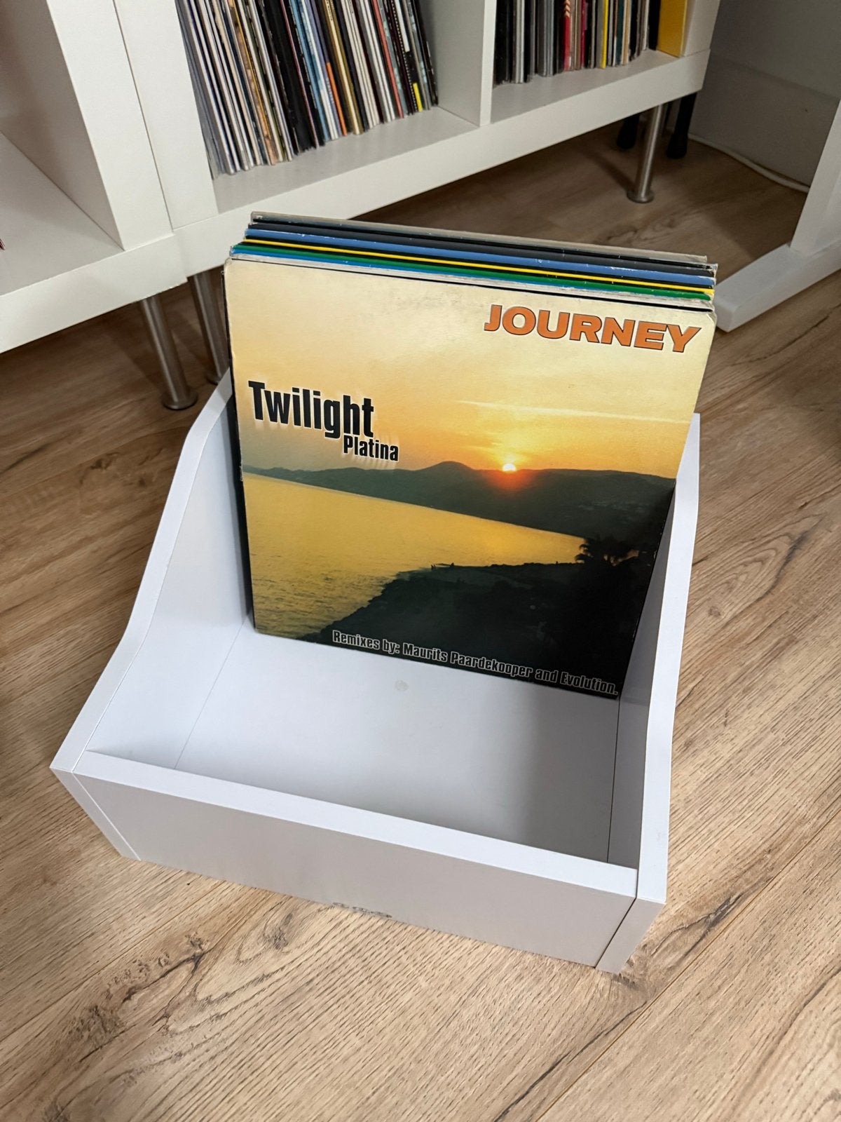 Zomo Vinyl Bak voor 80-100 platen - Zo goed als nieuw, Cd's en Dvd's, Ophalen of Verzenden, Zo goed als nieuw, Overige formaten