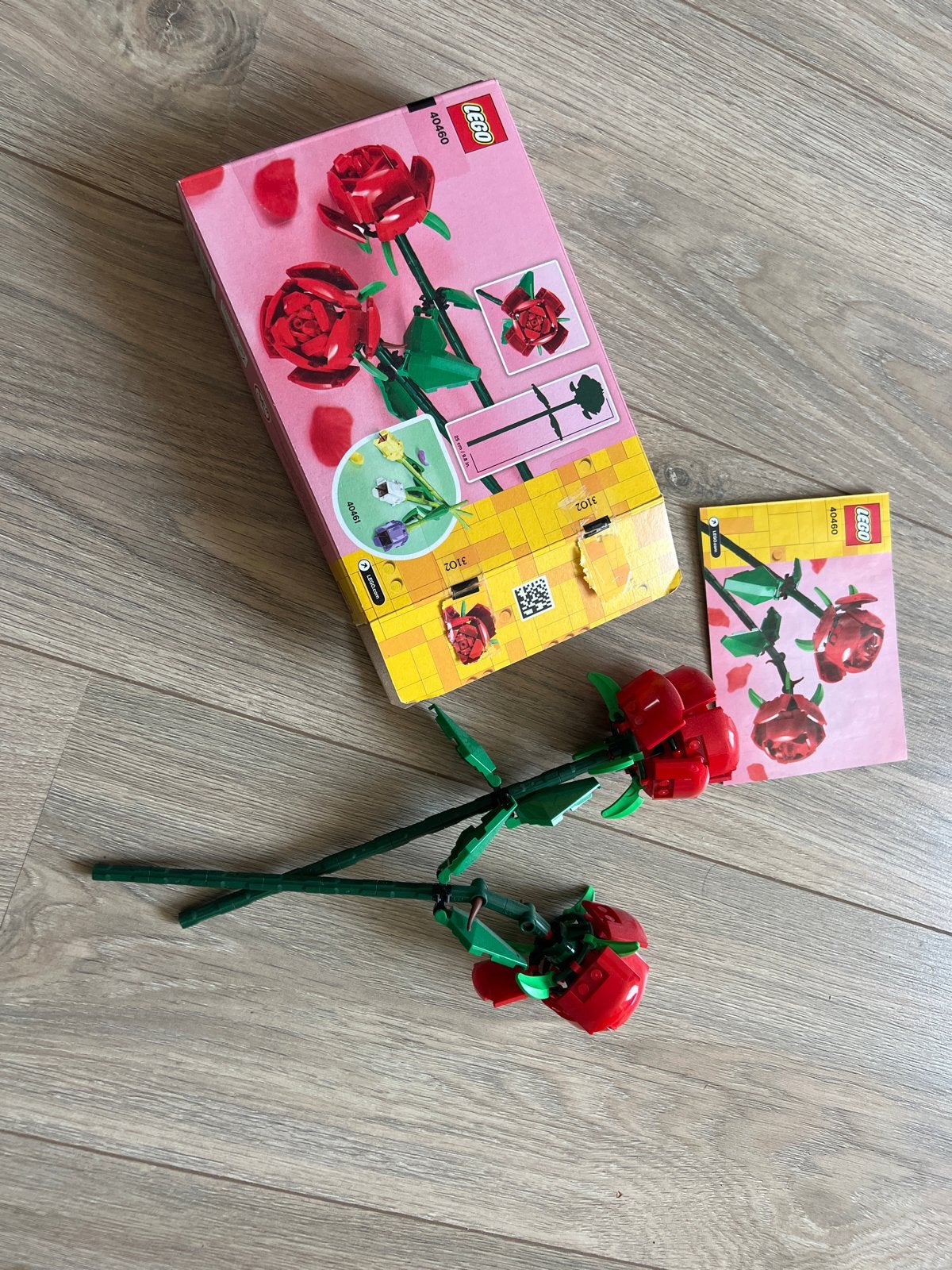 Lego Rozen 40460 - Prachtige Bloemenbouwset, Overige thema's, Lego, Ophalen of Verzenden, Zo goed als nieuw