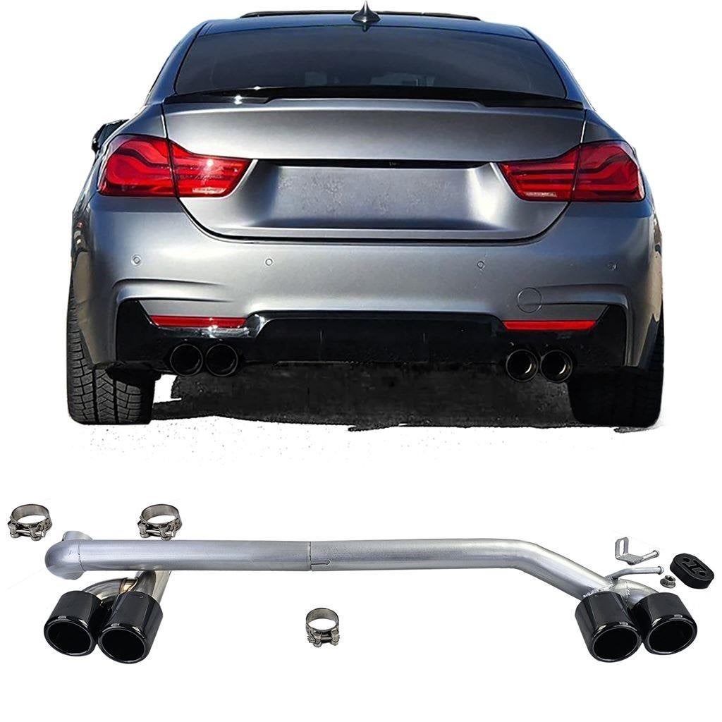 Uitlaat 4 x Sierstuk Black Tip Bmw 4 serie F32 F33 F36 M4 lo, Verzenden, Automotive Parts, A.parts@hotmail.nl, Trasmolenlaan 12 3447 GZ Woerden