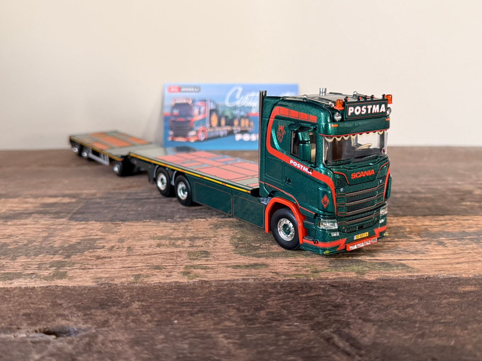 WSI - Scania next gen Postma combi, Ophalen of Verzenden, Zo goed als nieuw, Bus of Vrachtwagen, Wsi