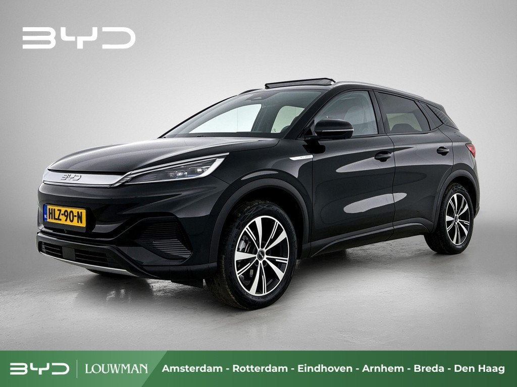 BYD ATTO 3 Comfort 60 kWh | 1e eigenaar | BTW-auto | Modelja, Auto's, BYD, Gebruikt, Zwart, 204 pk, Automatische klimaatregeling