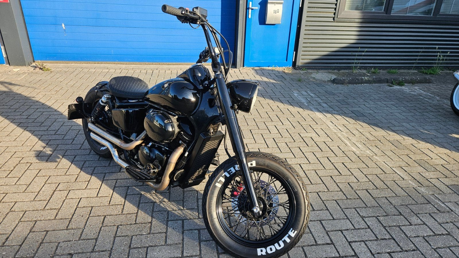 Honda VT 750 Unieke Zwarte Bobber Motorfiets - Custom Build, Ophalen of Verzenden