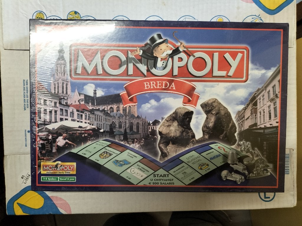 Monopoly Breda, Hobby en Vrije tijd, Ophalen of Verzenden, Nieuw, Parker