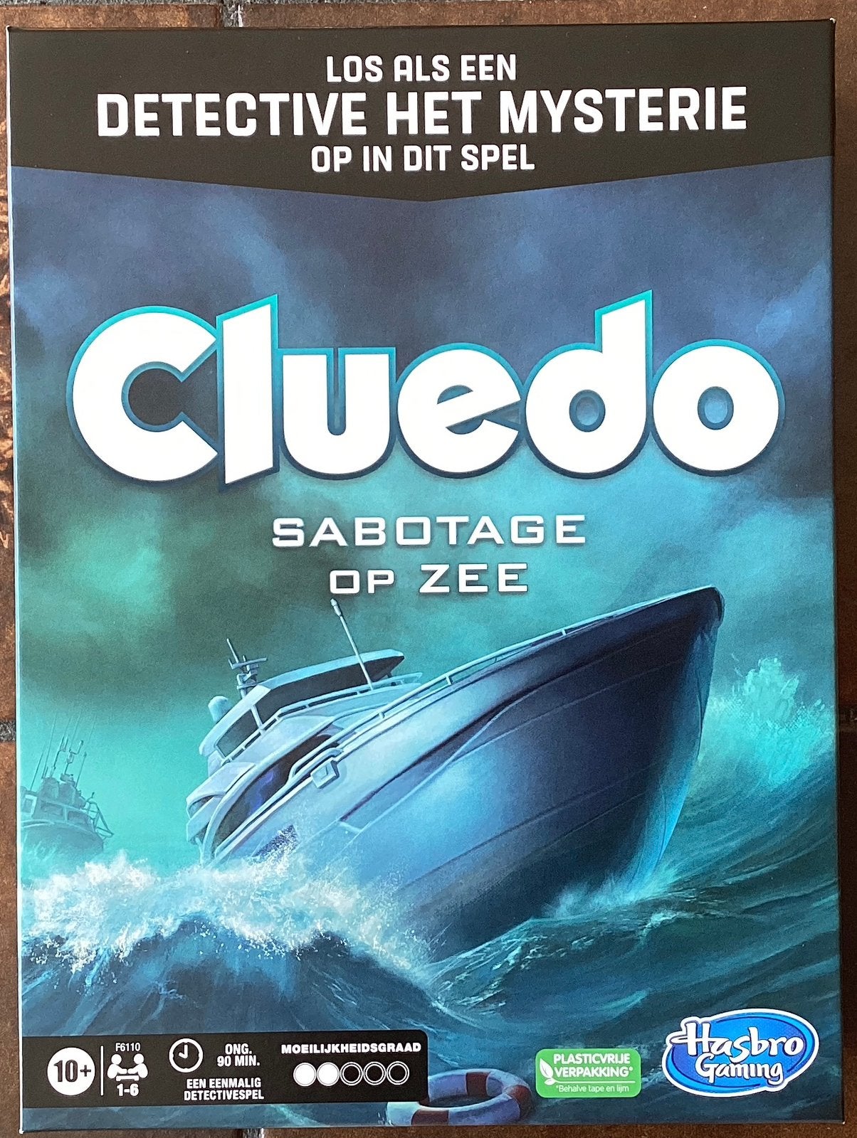 Cluedo Escape Sabotage op Zee, Ophalen of Verzenden, Zo goed als nieuw