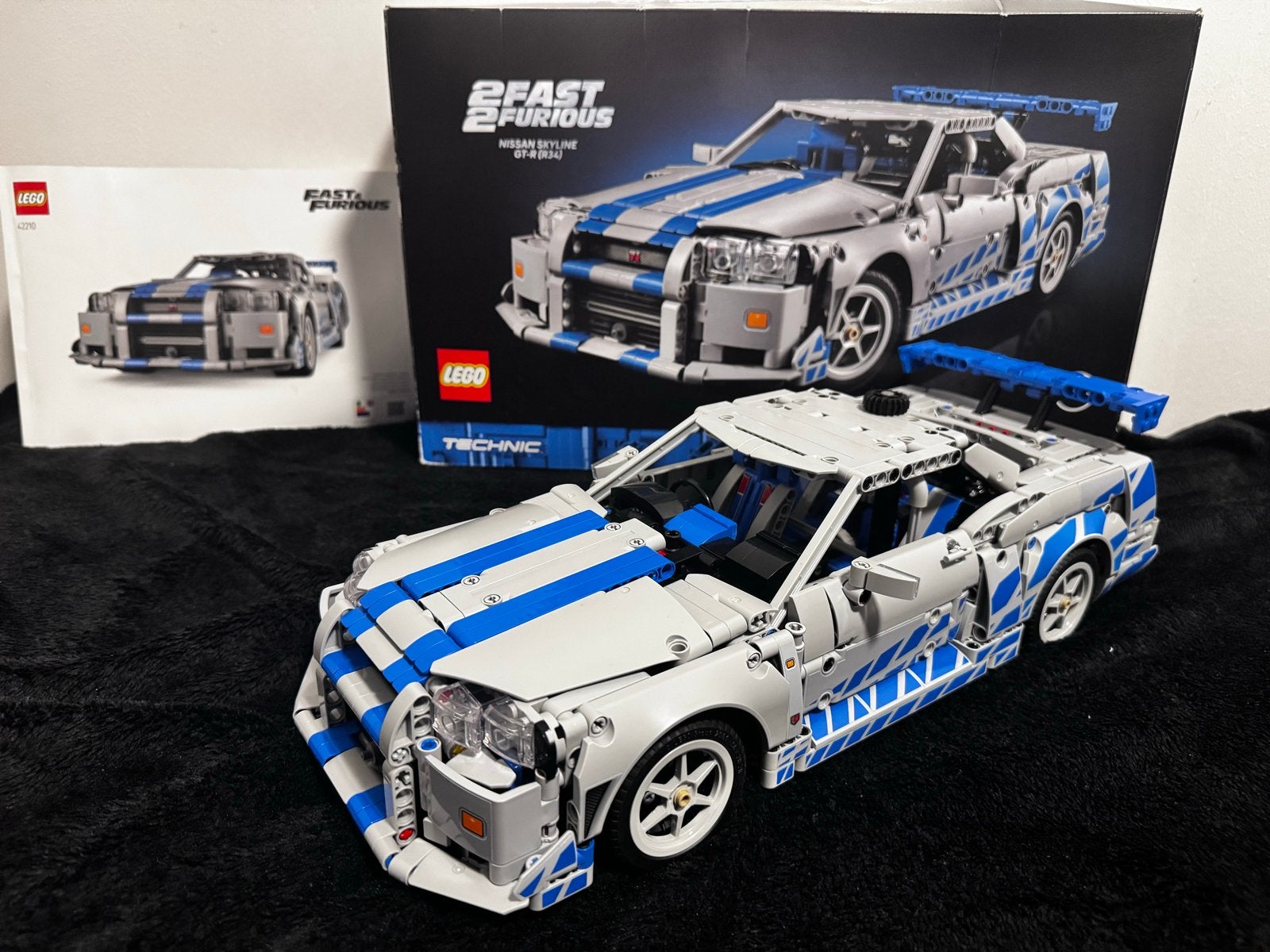 Lego Technic 2 42210 Nissan Skyline GTR Fast & Furious, Kinderen en Baby's, Lego, Ophalen of Verzenden, Zo goed als nieuw, Complete set