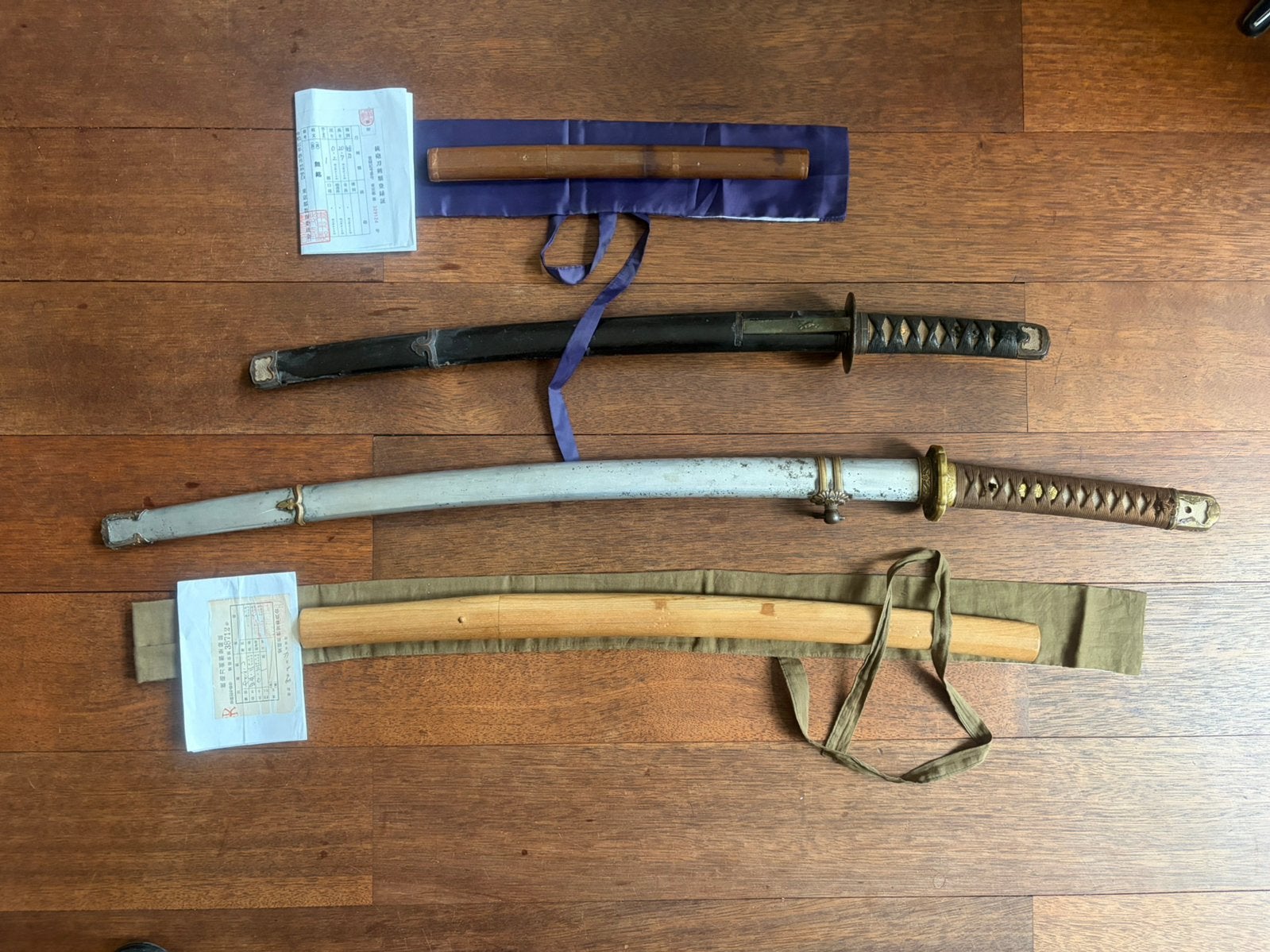 Gunto koshirae tanto enz, Ophalen, Overige soorten, Nederland