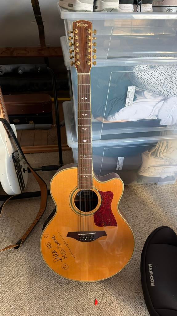 Vintage 12 snarige gitaar, Ophalen, Zo goed als nieuw, Western- of Steelstringgitaar