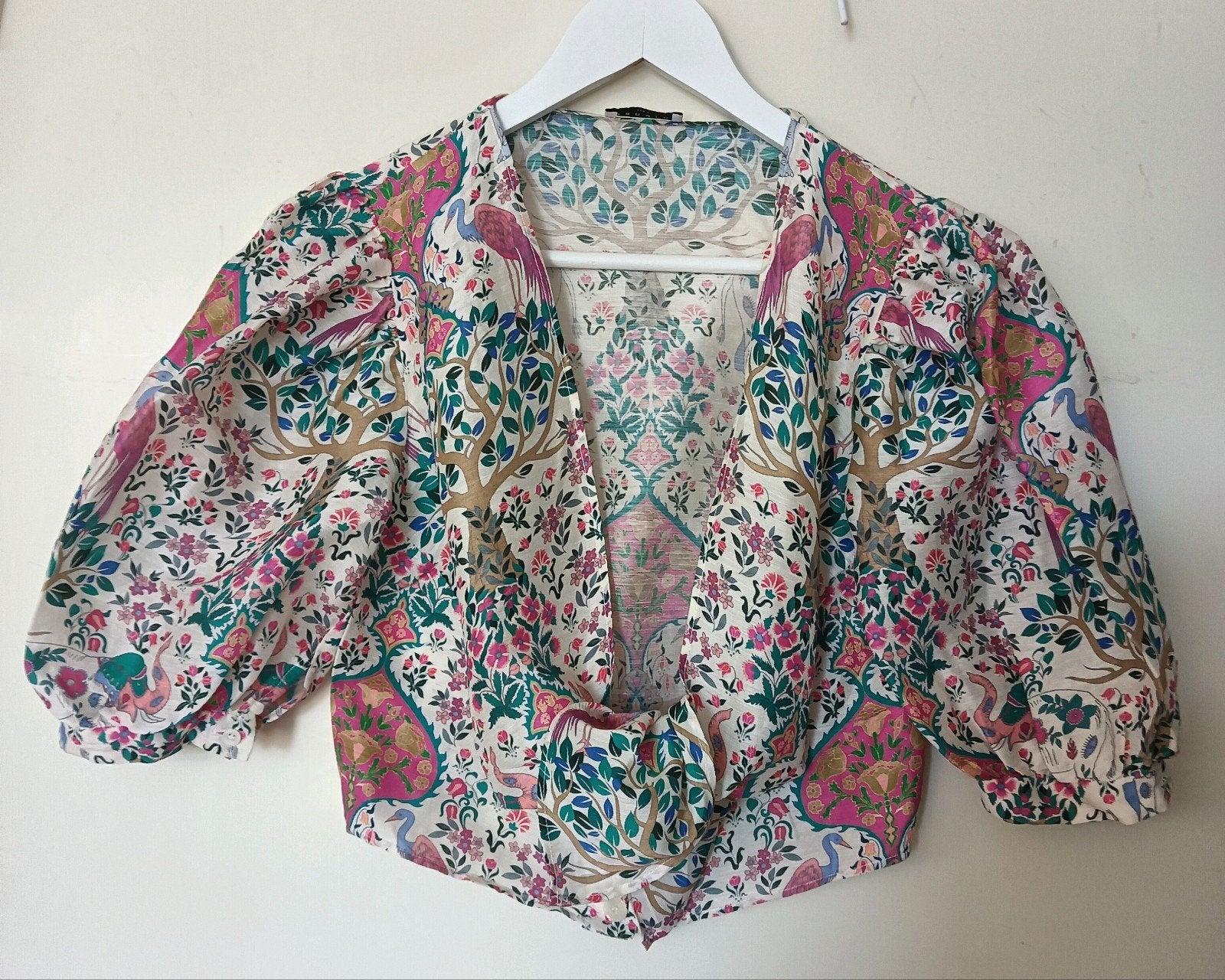 Sandro blouse maat 36 zijden/linnen NIEUW, Kleding | Dames, Overige kleuren, Nieuw, Ophalen of Verzenden, Maat 36 (S)
