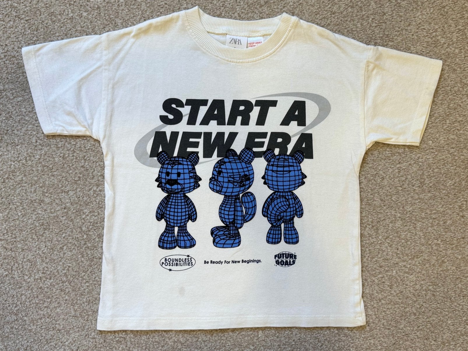 Zara T-shirt Zara 4-5 jaat, Ophalen of Verzenden, Zo goed als nieuw, Jongen, Shirt of Longsleeve