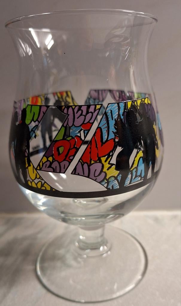 DUVEL, bierglas, Limited edition,  ontwerp Fake, Ophalen of Verzenden, Zo goed als nieuw, Glas of Glazen, Duvel