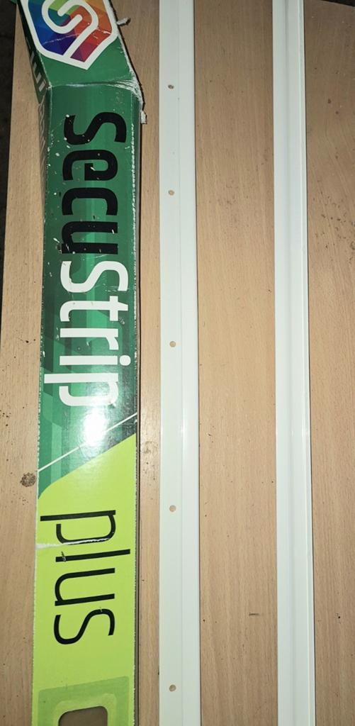 SecuSafe Anti-Inbraakstrip Plus Nieuw - 205cm RAL 9010 Wit, Ophalen, Minder dan 80 cm, Nieuw, Buitendeur