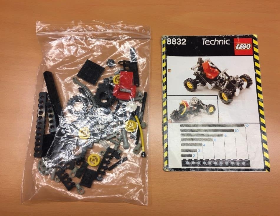LEGOSET 8832 - Technic kart, Kinderen en Baby's, Verzenden, Lego, Inclusief instructies, Zo goed als nieuw