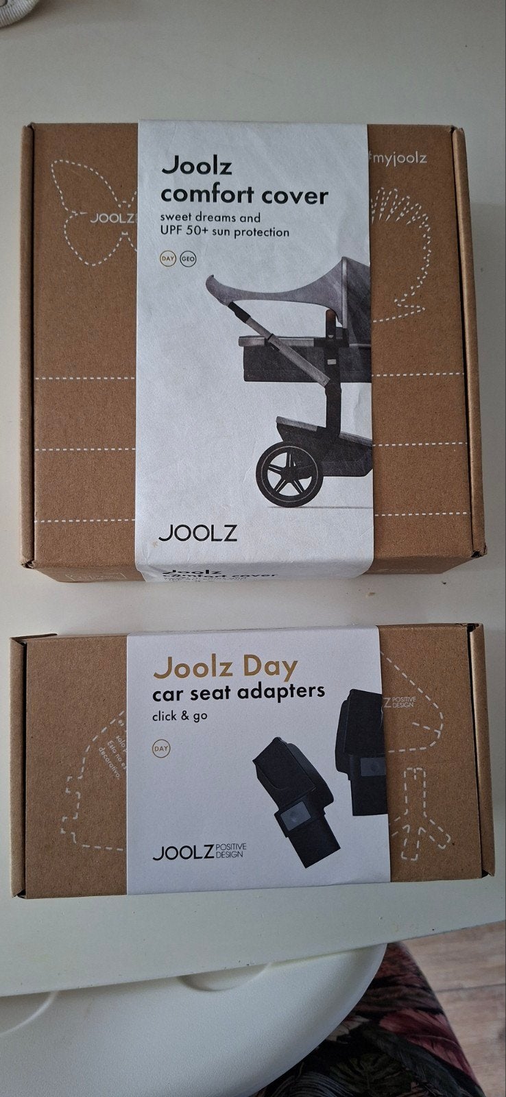 Joolz Day autostoel adapters en comfort cover