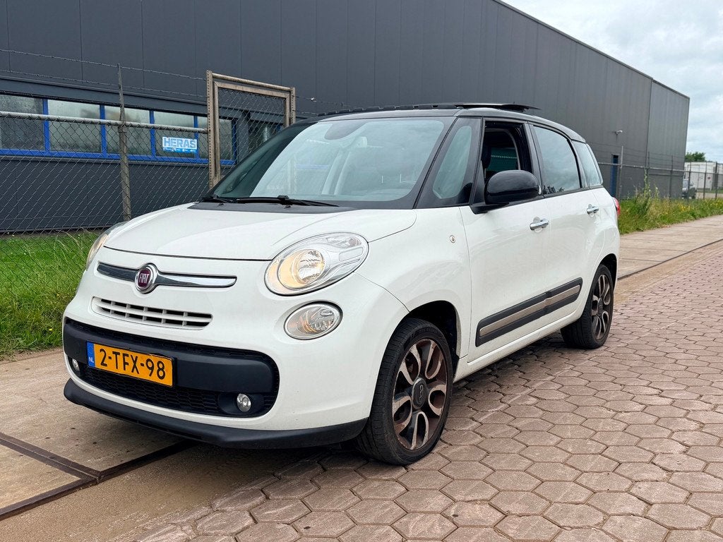 Fiat 500 L Living 0.9 TwinAir Lounge 7p., Auto's, Fiat, Gebruikt, 7 stoelen, Wit, Origineel Nederlands