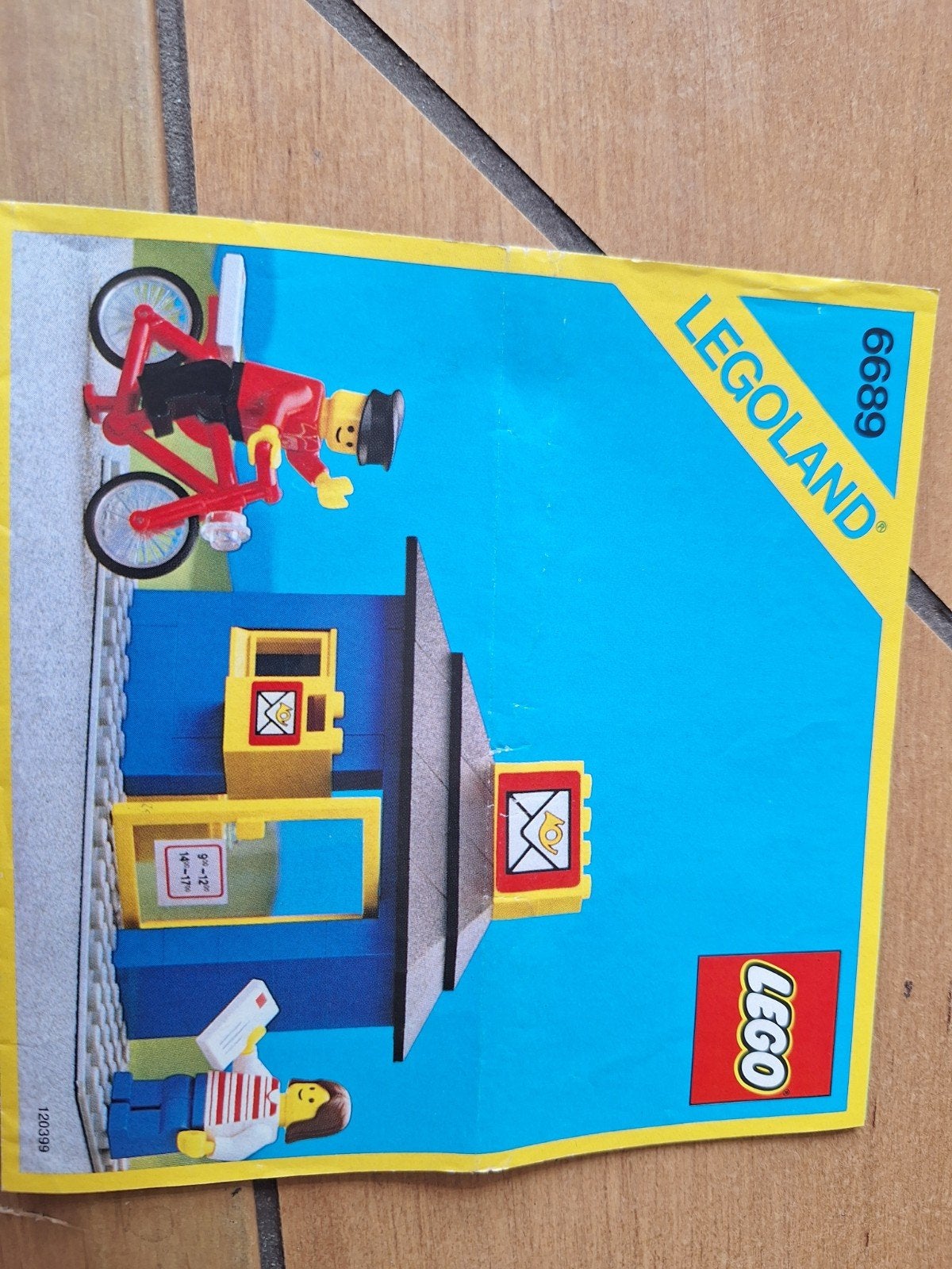 Lego Legoland 6689 Postkantoor met Postbode, Compleet, Gebruikt, Lego, Ophalen of Verzenden