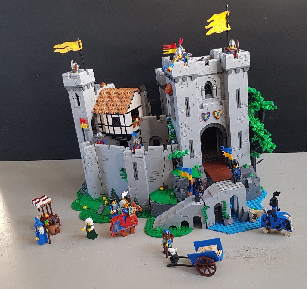 Te huur: Lego groot Leeuwenridders Kasteel 10305, Gebruikt, Lego, Inclusief instructies, Ophalen of Verzenden