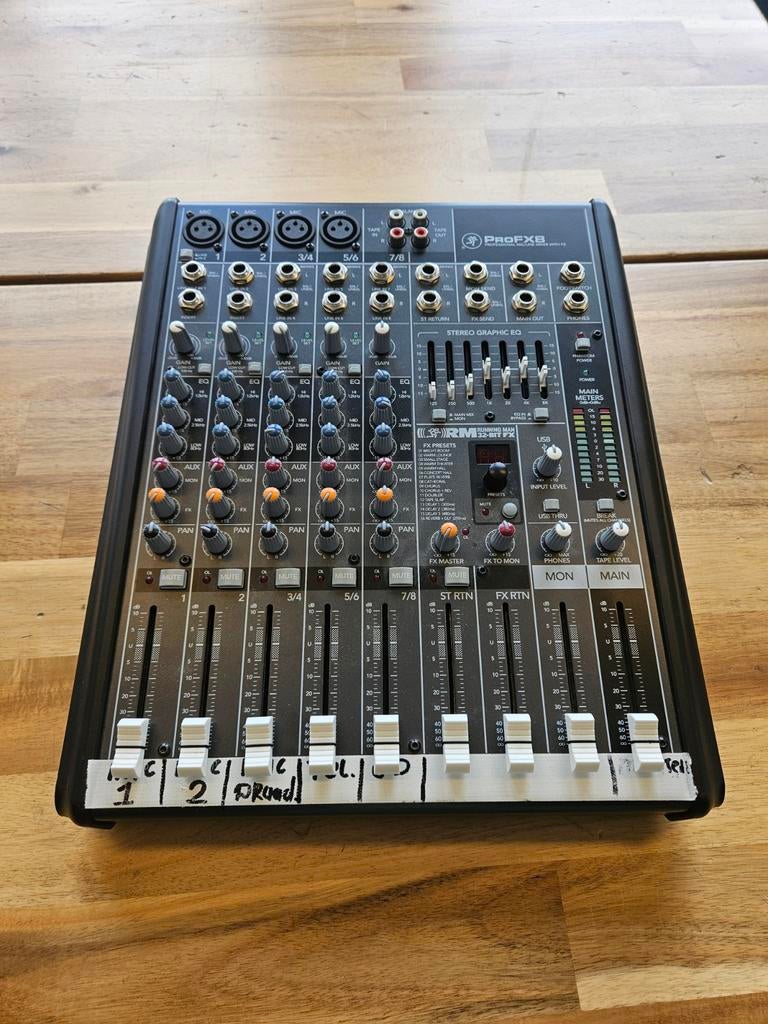 Mackie ProFX8 V2 Professionele Mixer, Muziek en Instrumenten, Ophalen, Gebruikt, 5 tot 10 kanalen, Microfooningang