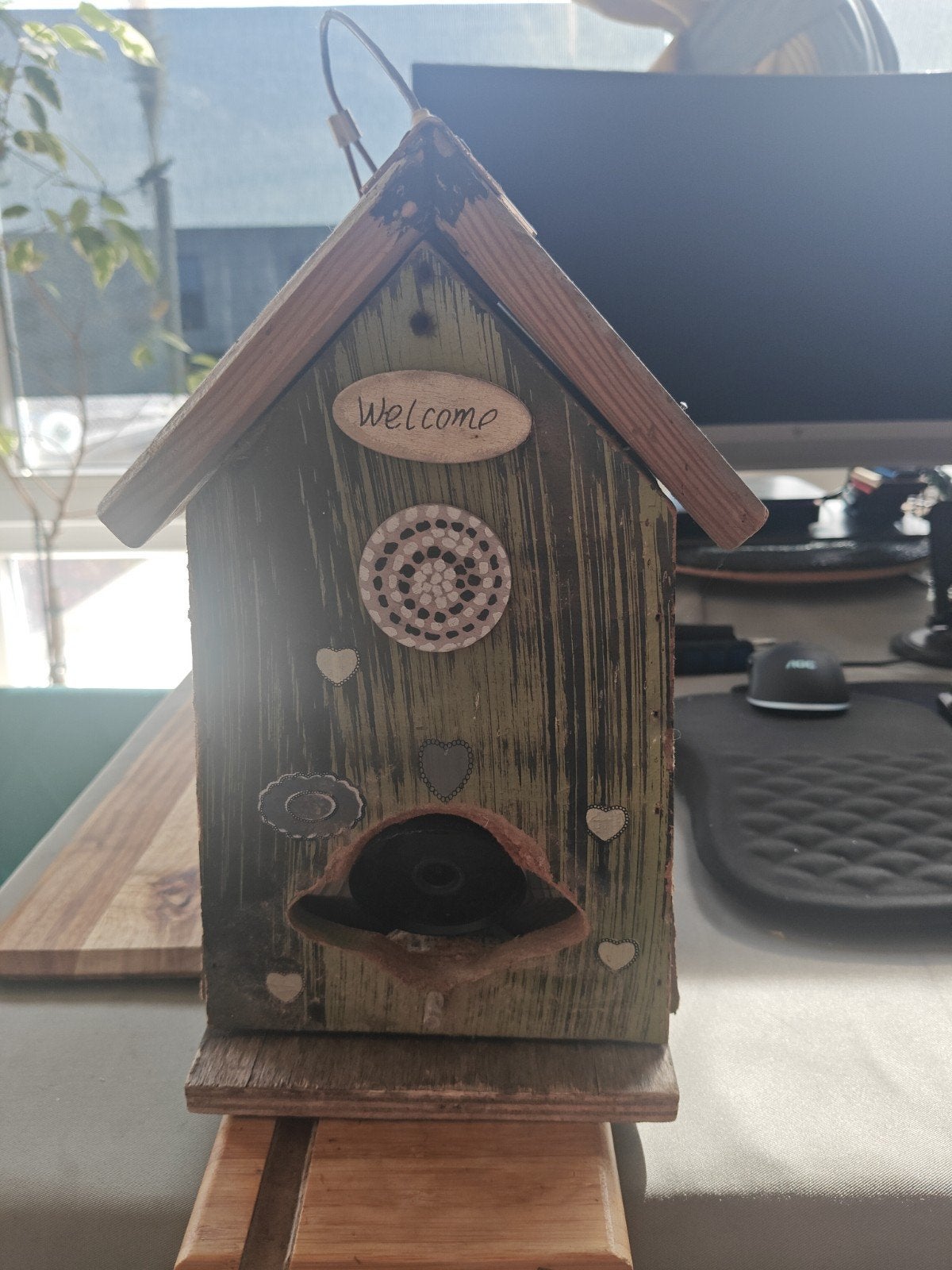 Decoratief vogelhuisje met LSC Outdoor ip Camera, Ophalen of Verzenden