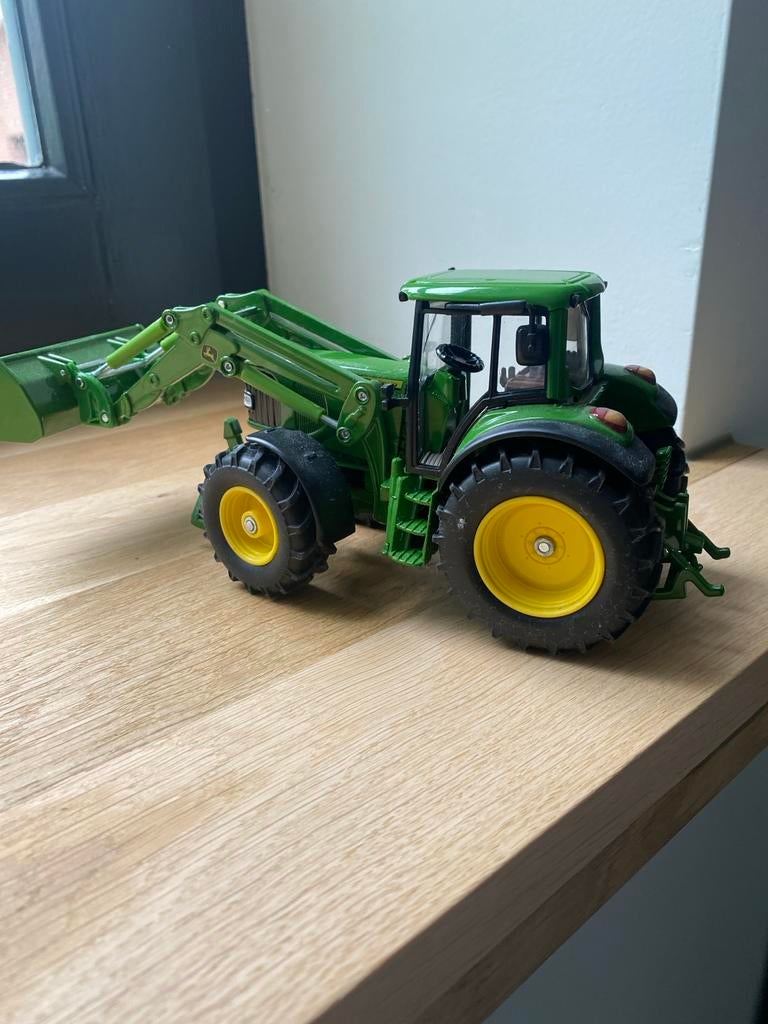 Metalen Tractor met voorlader, Gebruikt, 1:32 tot 1:50, Overige typen, Ophalen