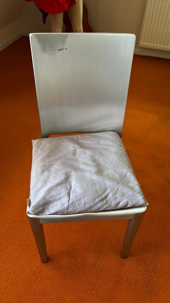 Aluminium Emeco Icon chair van Philippe Starck, Overige materialen, Gebruikt, Ophalen of Verzenden, Eén