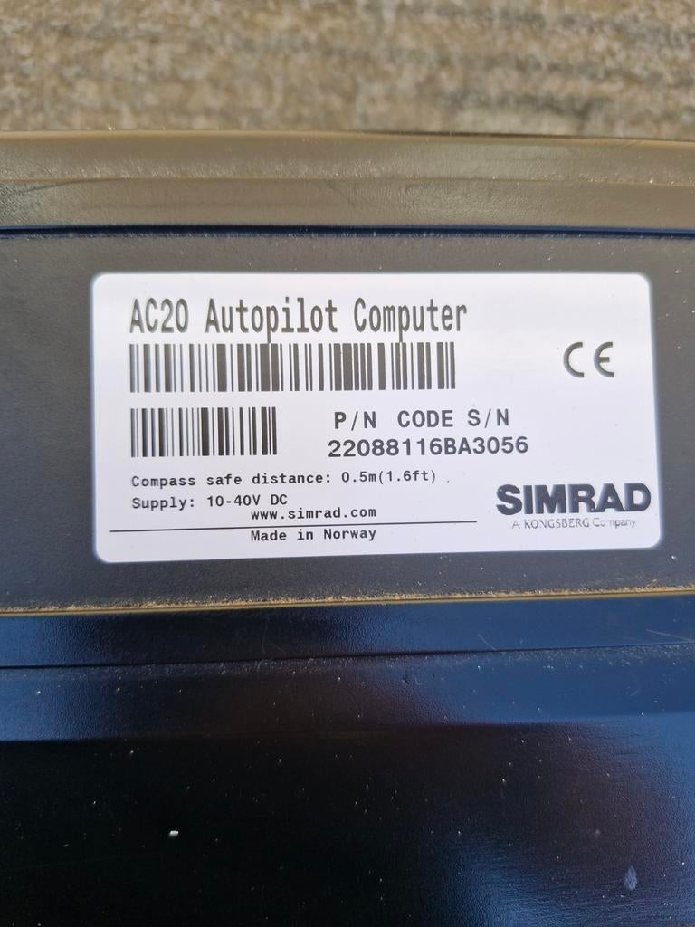 Simrad AC20 Autopilot Computer - Betrouwbare Navigatie, Watersport en Boten, Navigatiemiddelen en Scheepselektronica, Ophalen of Verzenden