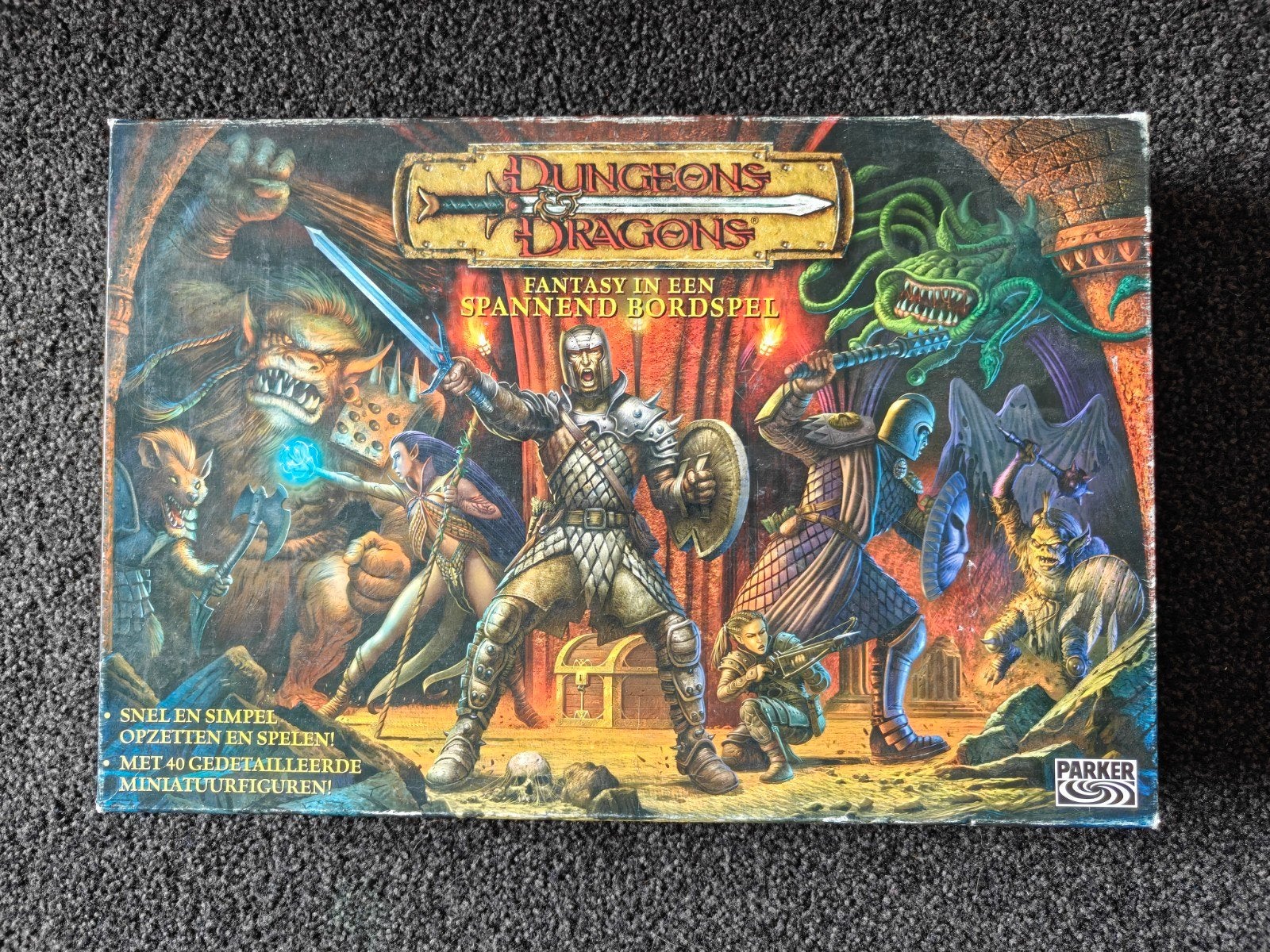 Dungeons & Dragons fantasy vintage bordspel, Ophalen of Verzenden, Gebruikt