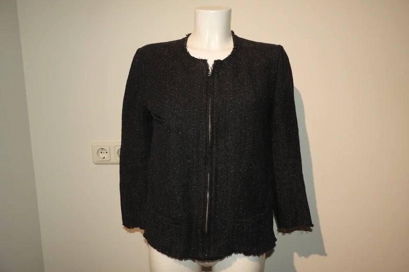 Etoile Isabel Marant vest jasje mooie gemelleerde stof M, Maat 38/40 (M), Verzenden, Zo goed als nieuw, Grijs