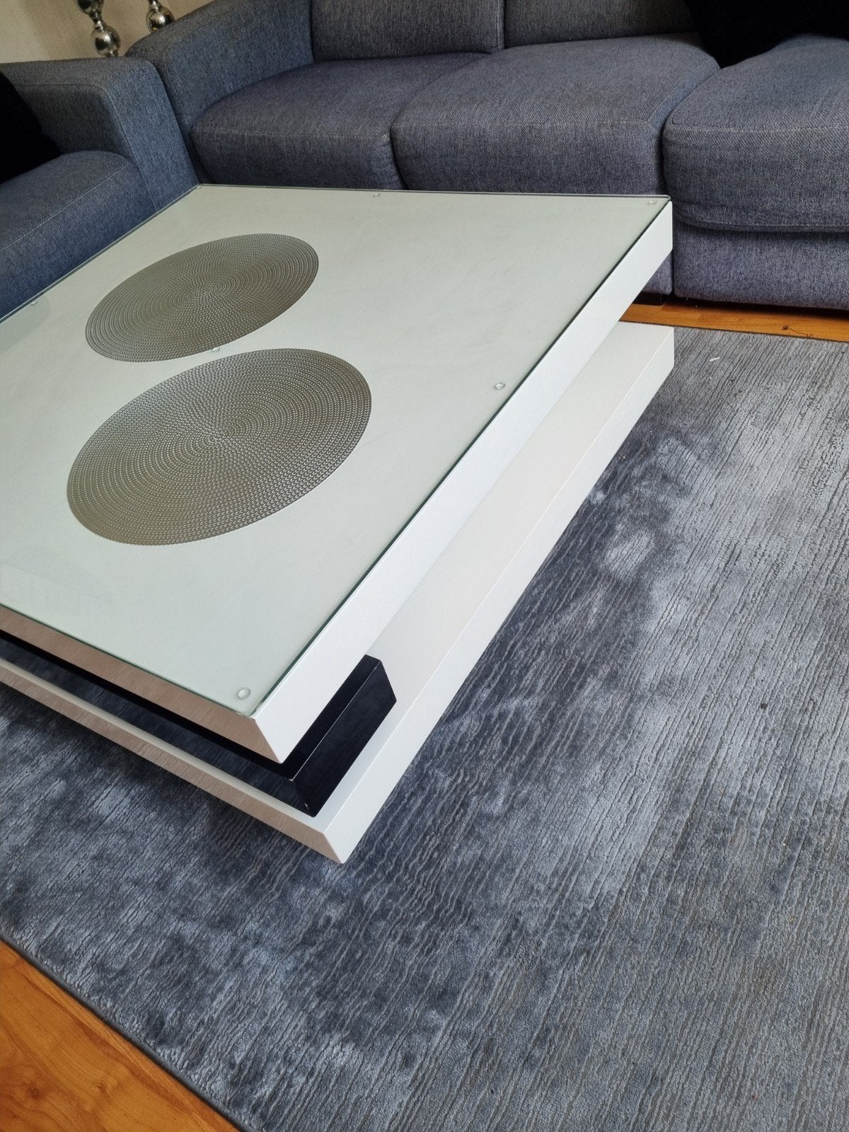 Salontafel, Huis en Inrichting, Tafels | Salontafels, Ophalen, 50 tot 100 cm, Vierkant, 50 tot 100 cm