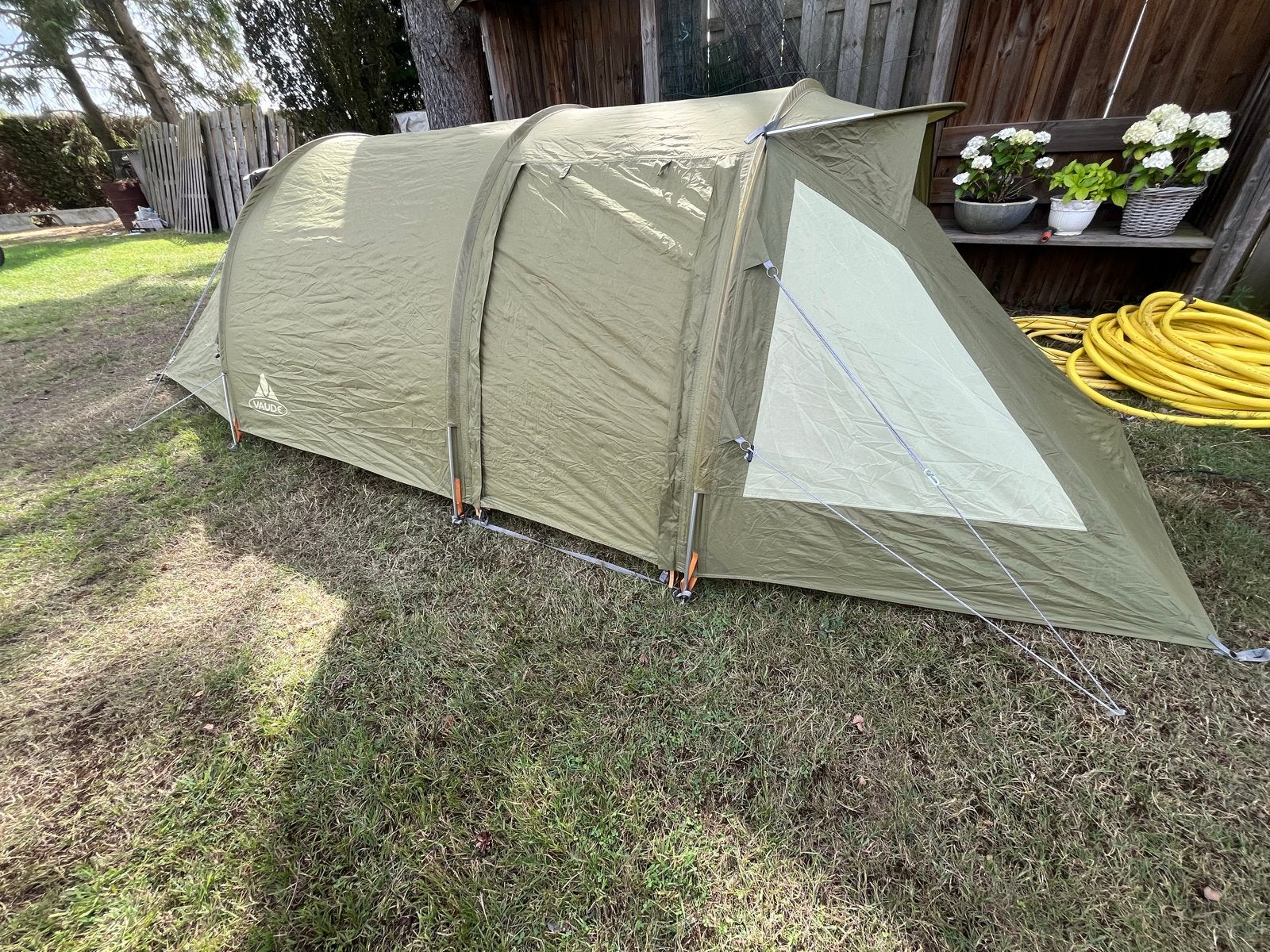 Vaude Ferret III  3 persoons tunneltent lichtgewicht tent, Ophalen of Verzenden, Gebruikt, Tot en met 3