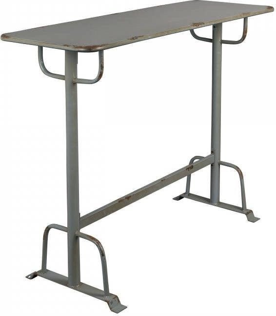Dutchbone industrieel bureau/bartafel 140x 50 cm, Huis en Inrichting, Ophalen, Demontabel, Metaal, 50 cm