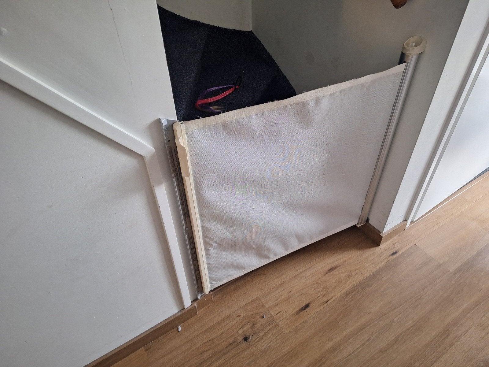 Oprolbaar veiligheidshekje voor kinderen, Overige materialen, Gebruikt, Oprolhekje, Ophalen of Verzenden