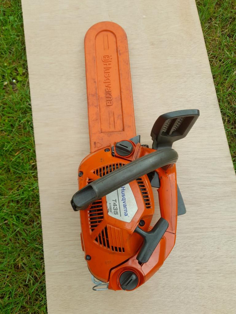 Husqvarna  t435, Ophalen of Verzenden, 1200 watt of meer, Kettingzaag, 70 mm of meer