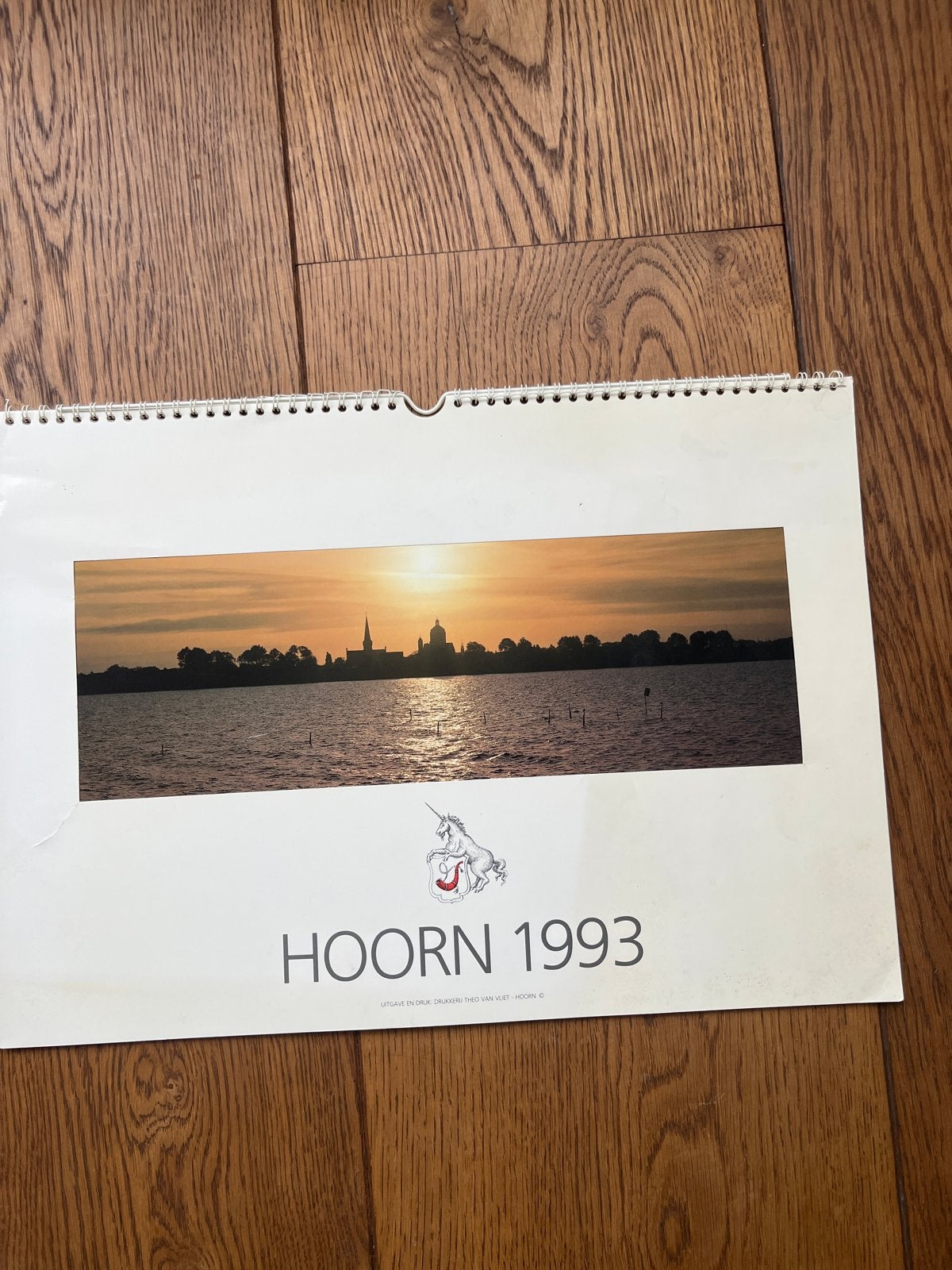 Kalender hoorn 1993 prachtige foto’s, Ophalen of Verzenden